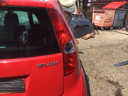 SUZUKI SPLASH DRIVER'S SIDE O/S REAR LIGHT 2009 20143