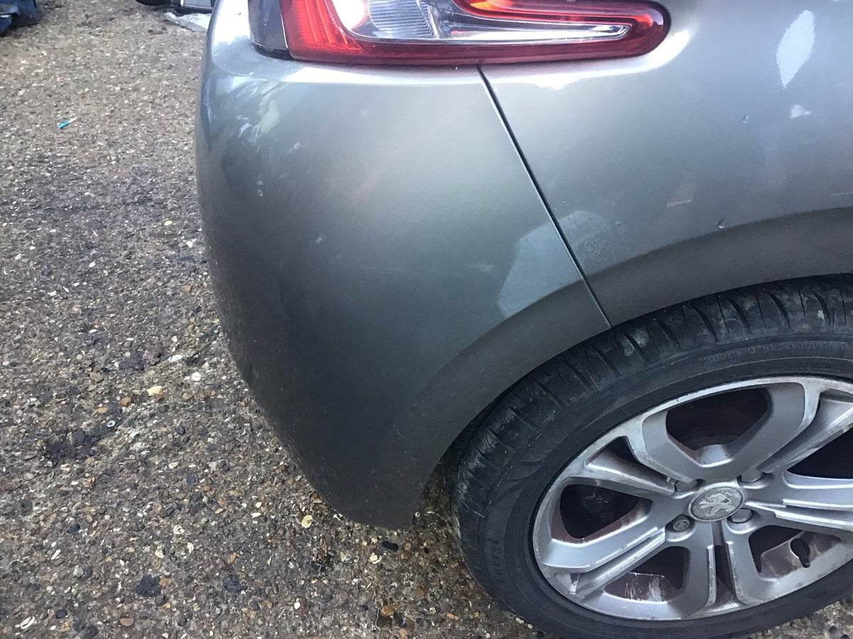 PEUGEOT 208 REAR BUMPER SPIRIT GREY PAINT CODE KCLD 2013 20188