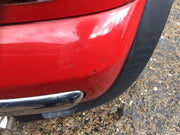MINI COOPER R50 R53 REAR BUMPER IN CHERRY RED 2001 20062