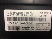 MERCEDES C180 COMPRESSOR ECU KIT A2711534591 W203 SIEMENS 5WK90547 2005 20093