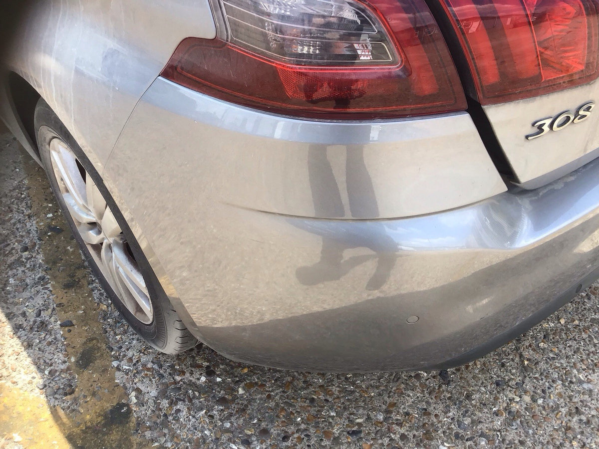PEUGEOT 308  MK2 REAR BUMPER ARTENSE GREY PAINT CODE KCA  2013 20198