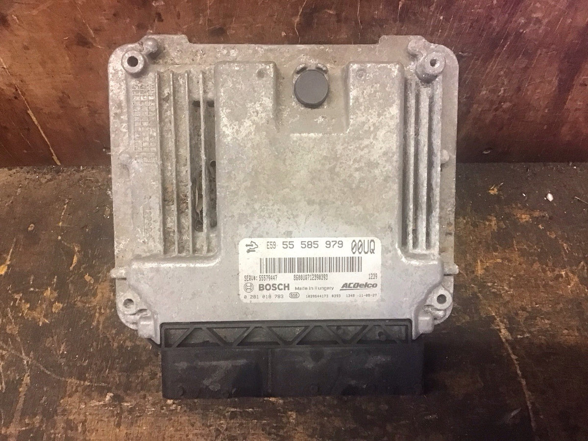 VAUXHALL CORSA D 1.3 CDTI DIESEL ENGINE ECU 55585979 OOUQ A13DTE 2010 20141