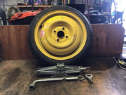 HONDA JAZZ MK2  SPARE WHEEL 14'' STEEL RIM TYRE 115X70X14 WITH TOOL KIT 08 20200