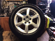 VOLKSWAGEN POLO 6R  ALLOY WHEEL 15" 6R0601025C  TYRE 195X55X15 2009 20170