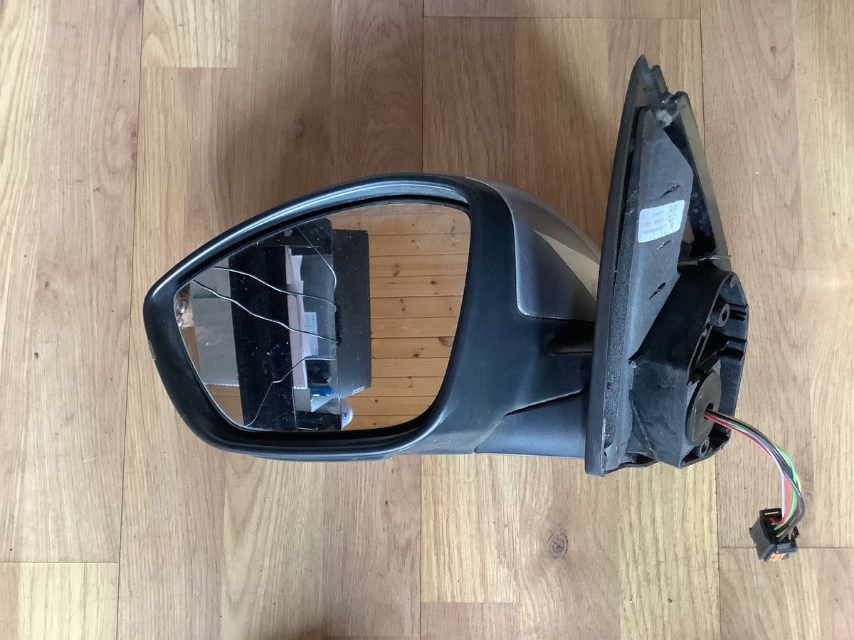 PEUGEOT 308 MK2 PASSENGER'S SIDE N/S DOOR MIRROR ARTENSE GREY KCA 2013 20192