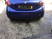 PEUGEOT 208 REAR BUMPER IN VIRTUAL BLUE KUC 2013 20180