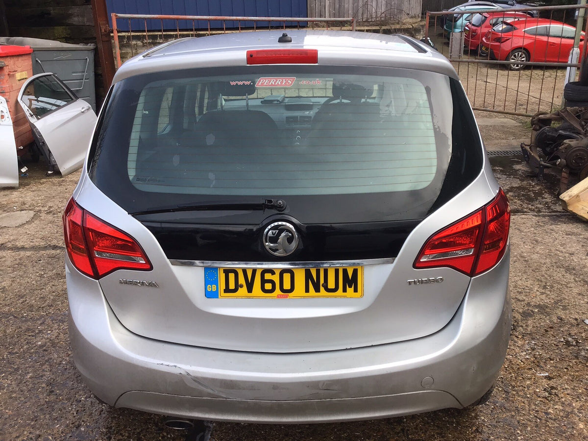 VAUXHALL MERIVA B TAILGATE SILVER PAINT CODE Z157 2AU 2010 20174