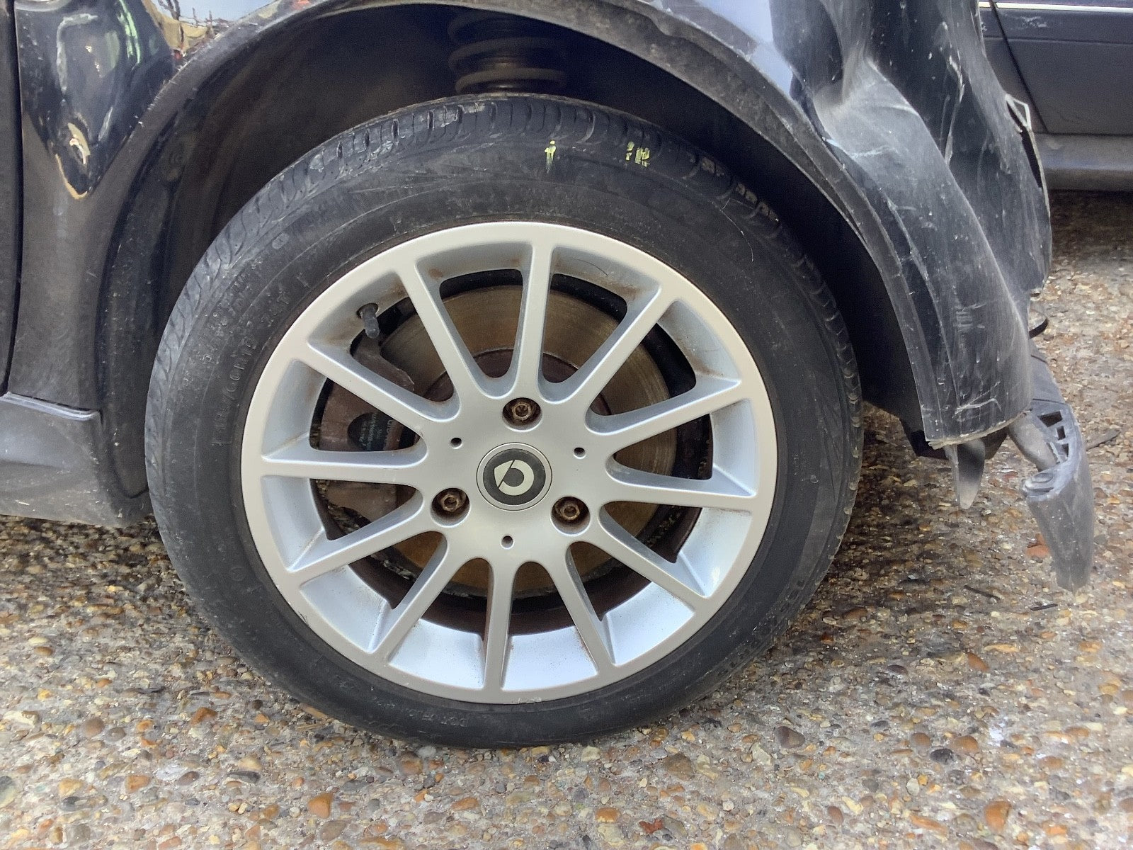 SMART FORTWO FRONT WHEEL ALLOY 15'' TYRE 155X60X15 2007 20140