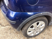 VAUXHALL CORSA C REAR BUMPER IN ULTRABLAU Z21B 2001 200613