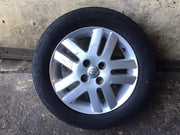 TOYOTA YARIS MK2 ALLOY WHEEL 15'' PZ406 B0675 ZC WITH TYRE 185X60X15 2006 20117