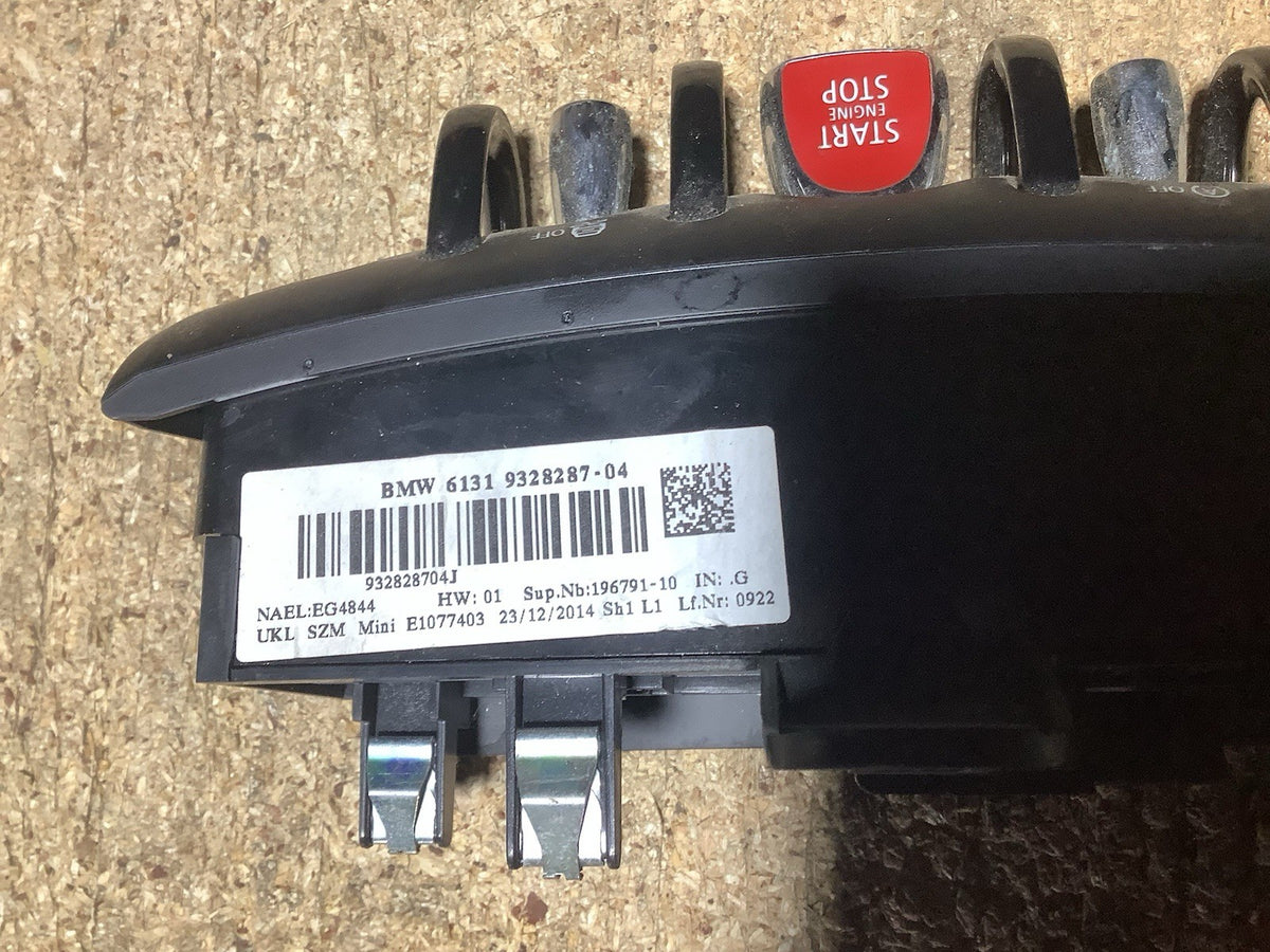 MINI COOPER F56 CONTROL UNIT START/STOP SWITCH 9328287 2014 20182