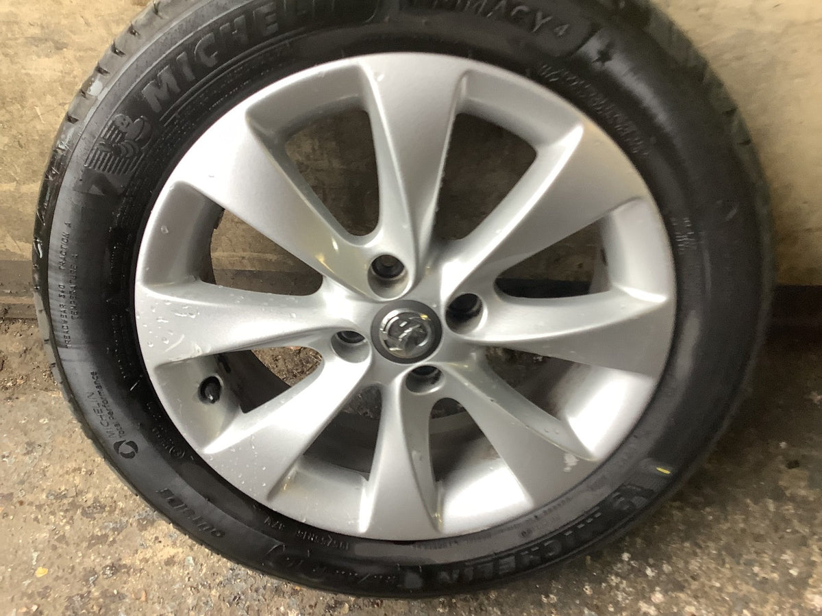 VAUXHALL CORSA D ALLOY WHEEL 16'' AND TYRE 195X55X16 13374019 2006 20142