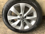 VAUXHALL CORSA D ALLOY WHEEL 16'' AND TYRE 195X55X16 13374019 2006 20142