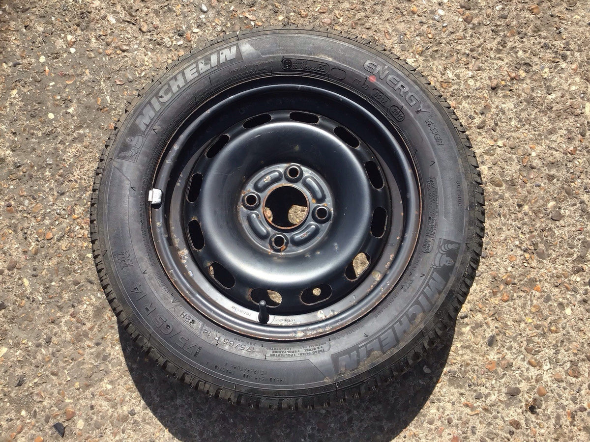 FORD FIESTA MK7 SPARE WHEEL 14'' STEEL RIM TYRE 175X65X14 2009 20174