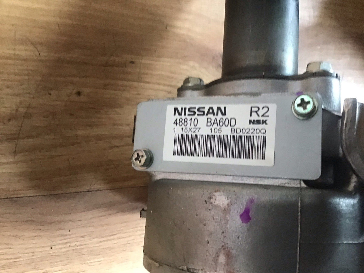 NISSAN JUKE POWER STEERING COLUMN 48810BA60D 2013 20185