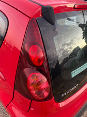 PEUGEOT 107 PASSENGER'S SIDE N/S REAR LIGHT DARK TINT 2012 20142
