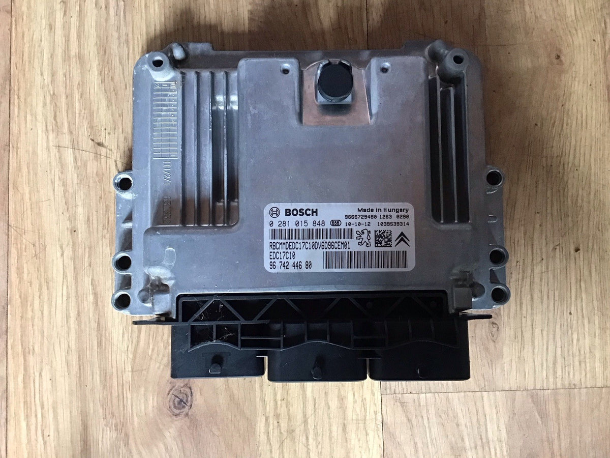 PEUGEOT 207 1.6 DIESEL ECU KIT 0281015848 2007 20108