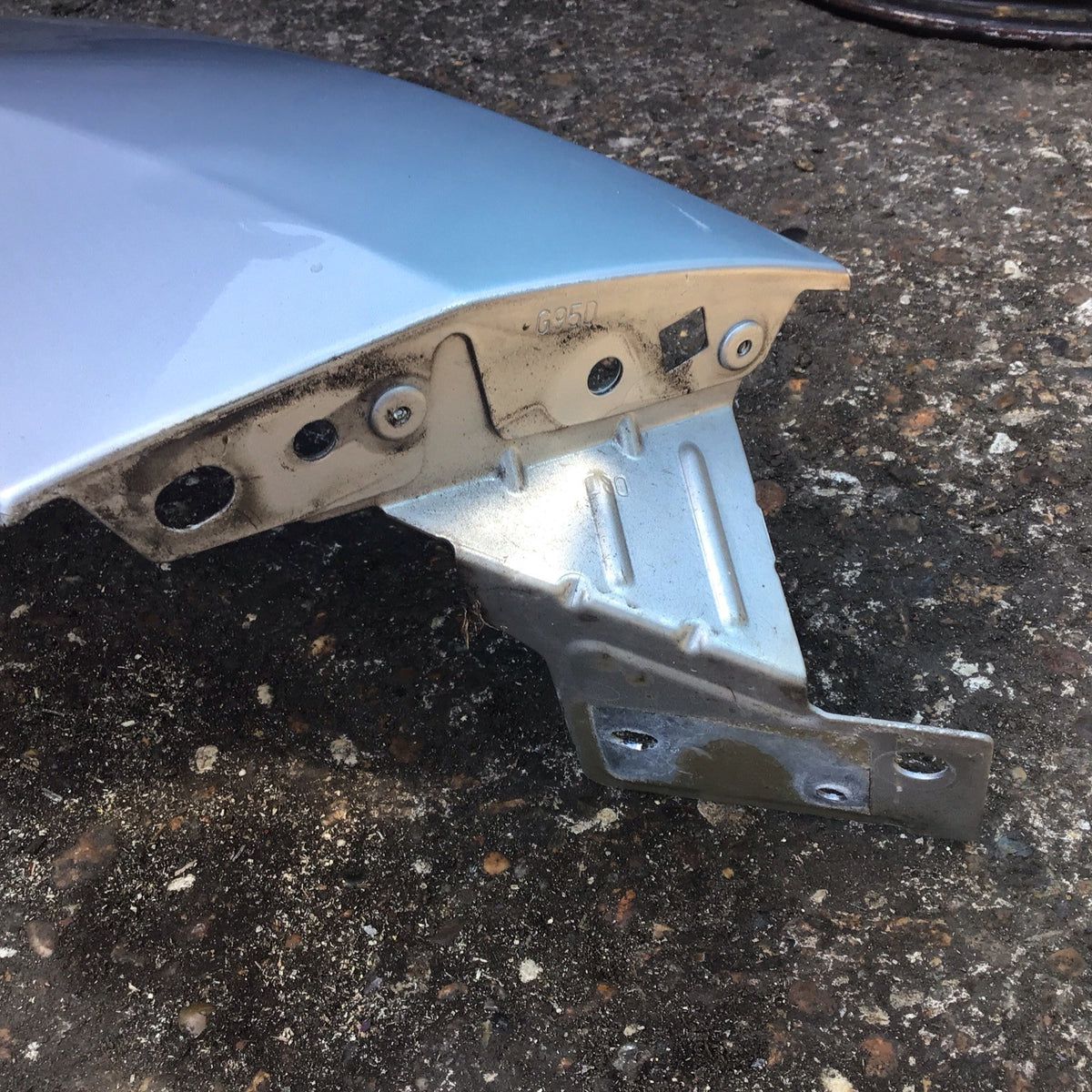 PEUGEOT 207 DRIVER'S SIDE O/S WING SILVER ALUMINIUM EZR 2006 20123