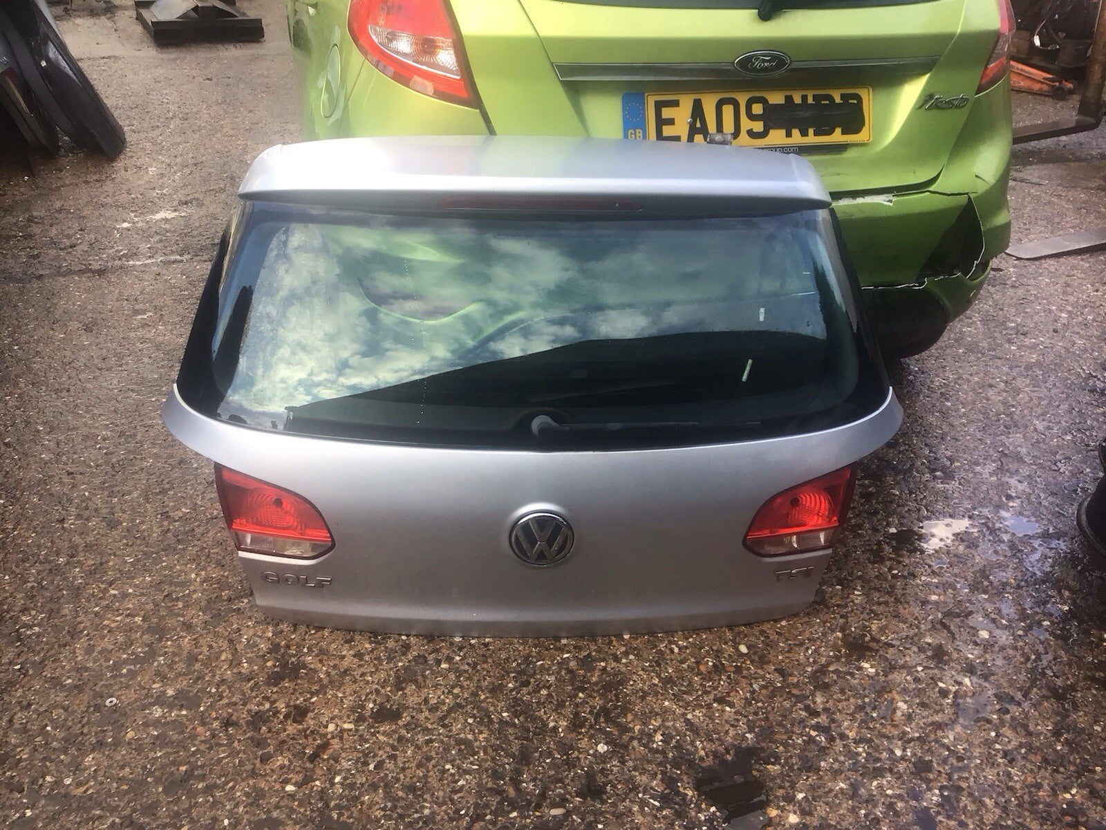 VOLKSWAGEN GOLF MK6 TAILGATE REFLEX SILVER METALLIC LA7W 2009 20120