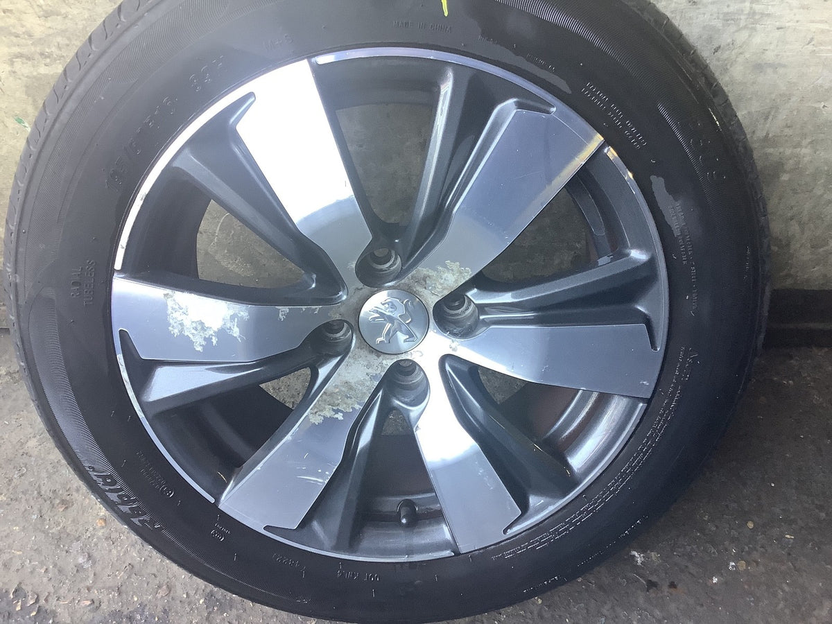 PEUGEOT 2008 MK1  ALLOY WHEEL 16" 9813557977 WITH TYRE 195X60X16 2013 20192