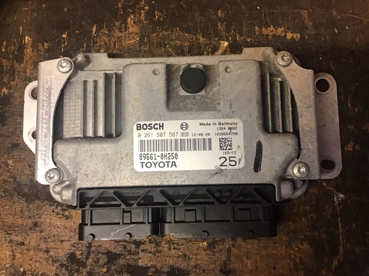 TOYOTA AYGO MK1 1.0 PETROL ENGINE CONTROL UNIT ECU 89661 0H250 1KR FE 2005 20141
