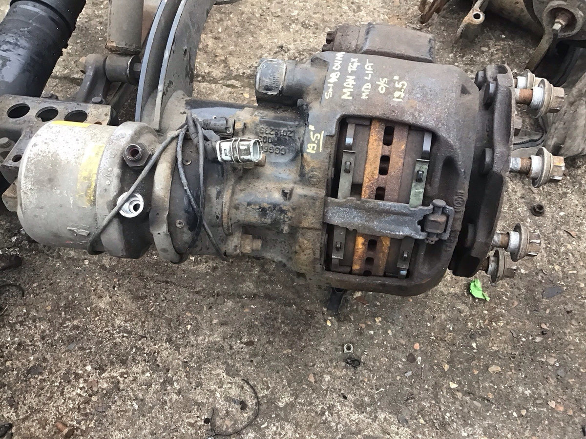 MAN TGX TGS MIDLIFT AXLE BRAKE CALIPPER AND CARRIER 19.5'' O/S WHEEL  2015 20200