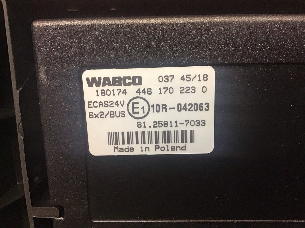 MAN TGX TGS ECAS CONTROL UNIT 81.25811 7033 WABCO 180174 EURO 6 2015 20203