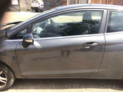 FORD FIESTA MK7 PASSENGERS SIDE N/S FRONT DOOR MAGNETIC GREY J7 3 DOOR 2008 20172