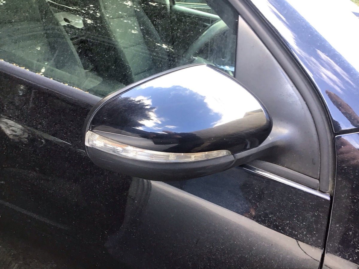 VOLKSWAGEN GOLF MK6 DRIVER'S SIDE MIRROR DEEP BLACK LC9X 2009 20124