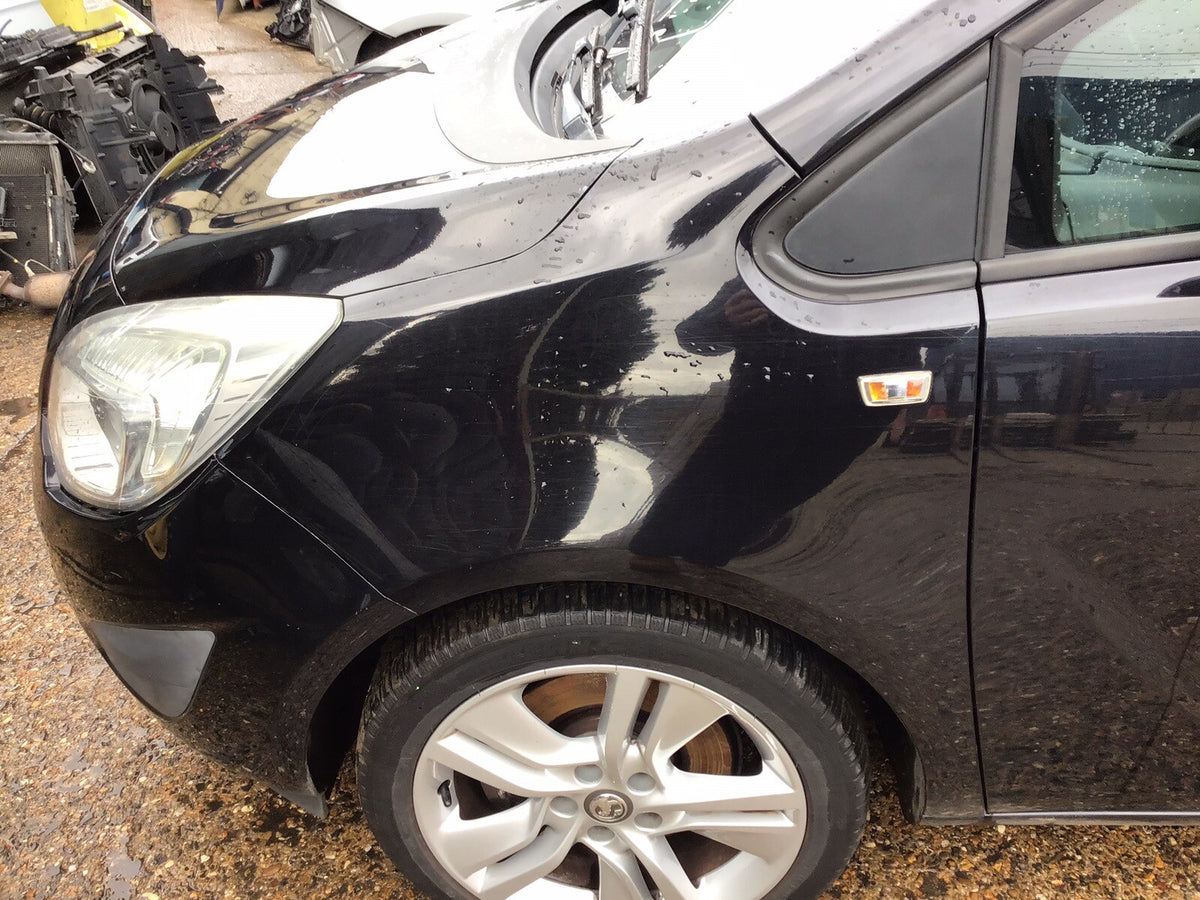 VAUXHALL MERIVA B PASSENGER SIDE N/S WING SAPHIRE BLACK Z20R GBG 2010 20150