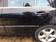 MERCEDES C CLASS W203 PASSENGER'S SIDE REAR DOOR OBSIDIAN BLACK 197 2001 20072