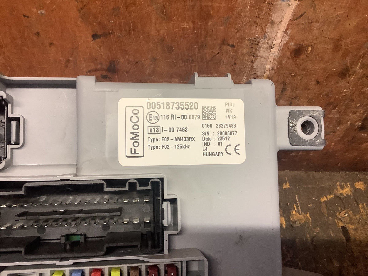 FORD KA MK2 1.2 PETROL ECU KIT IAW 5SF9.AC D419 2008 201511