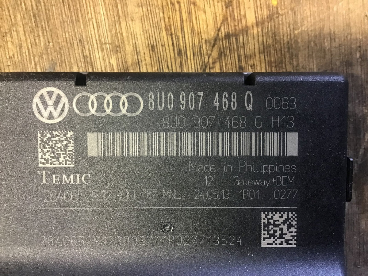 AUDI A1 GATEWAY CONTROL MODULE ECU 8U0907468Q 2010 20154