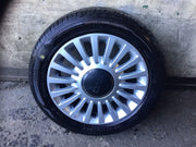 FIAT 500 ALLOY WHEEL 15" 51845435 WITH TYRE 185X55X15 2008 20211