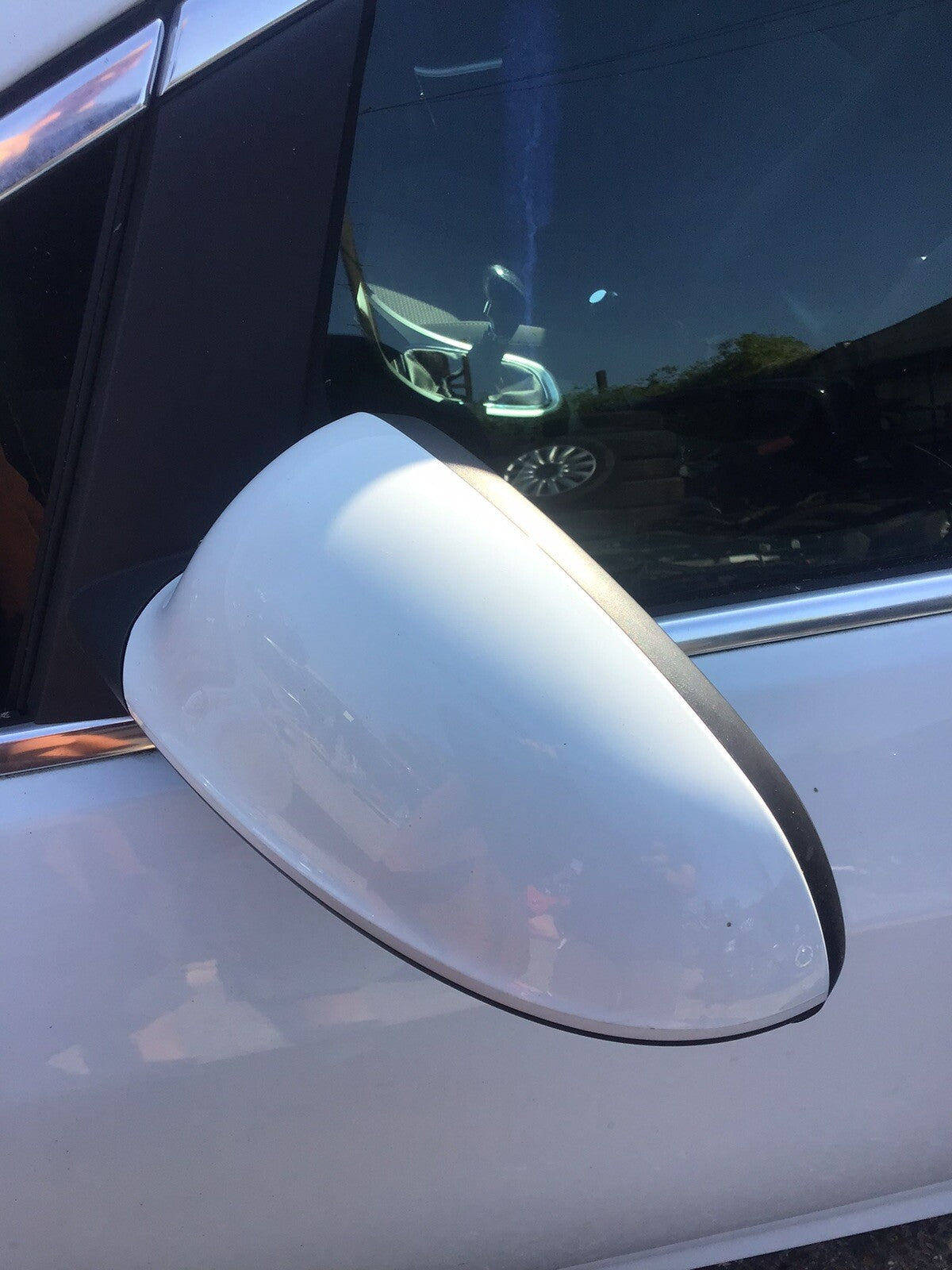VAUXHALL ASTRA J PASSENGER'S SIDE N/S DOOR MIRROR SUMMIT WHITE Z40R 2010 20140