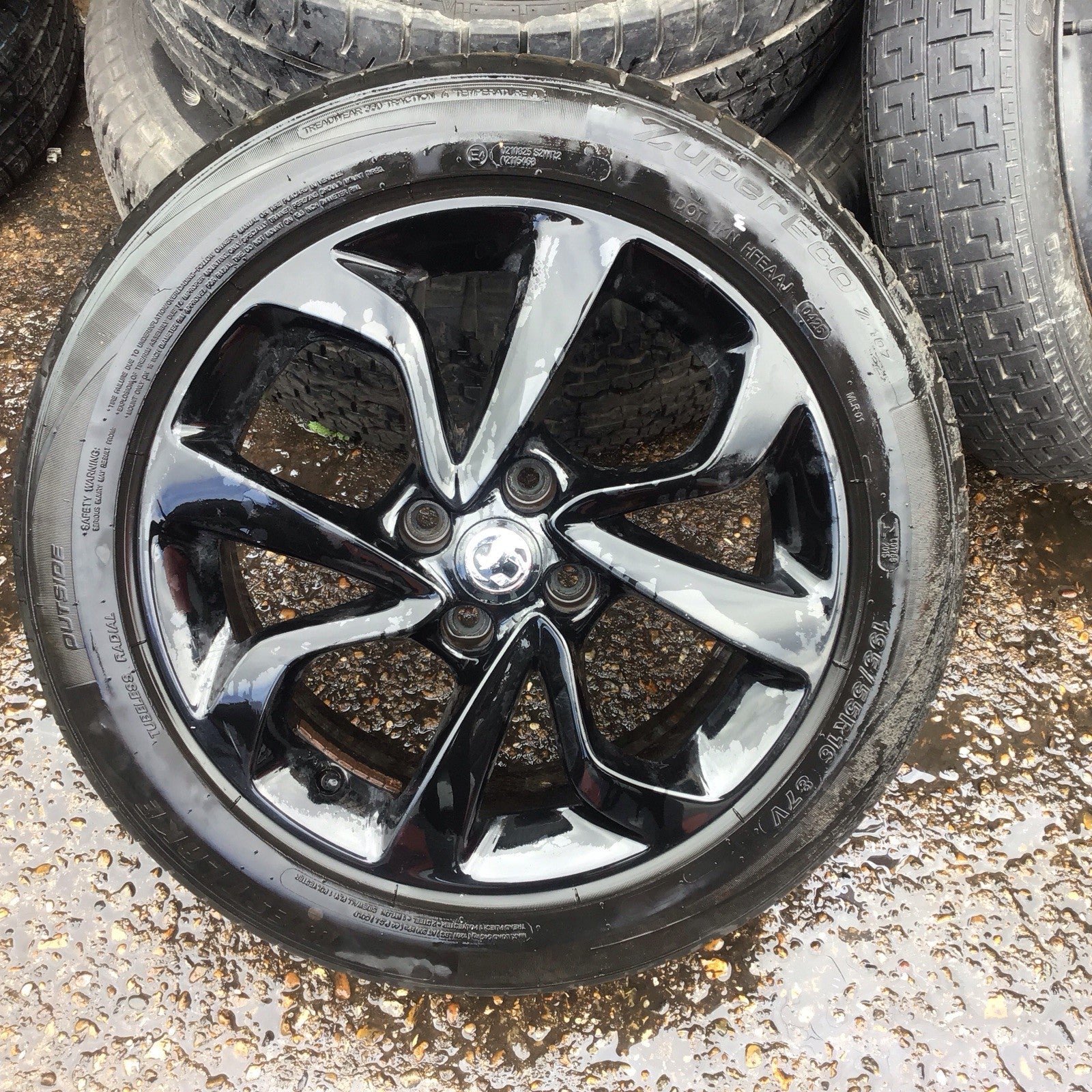 VAUXHALL CORSA D ALLOY WHEEL 16'' AND TYRE 195X55X16 2006 20141