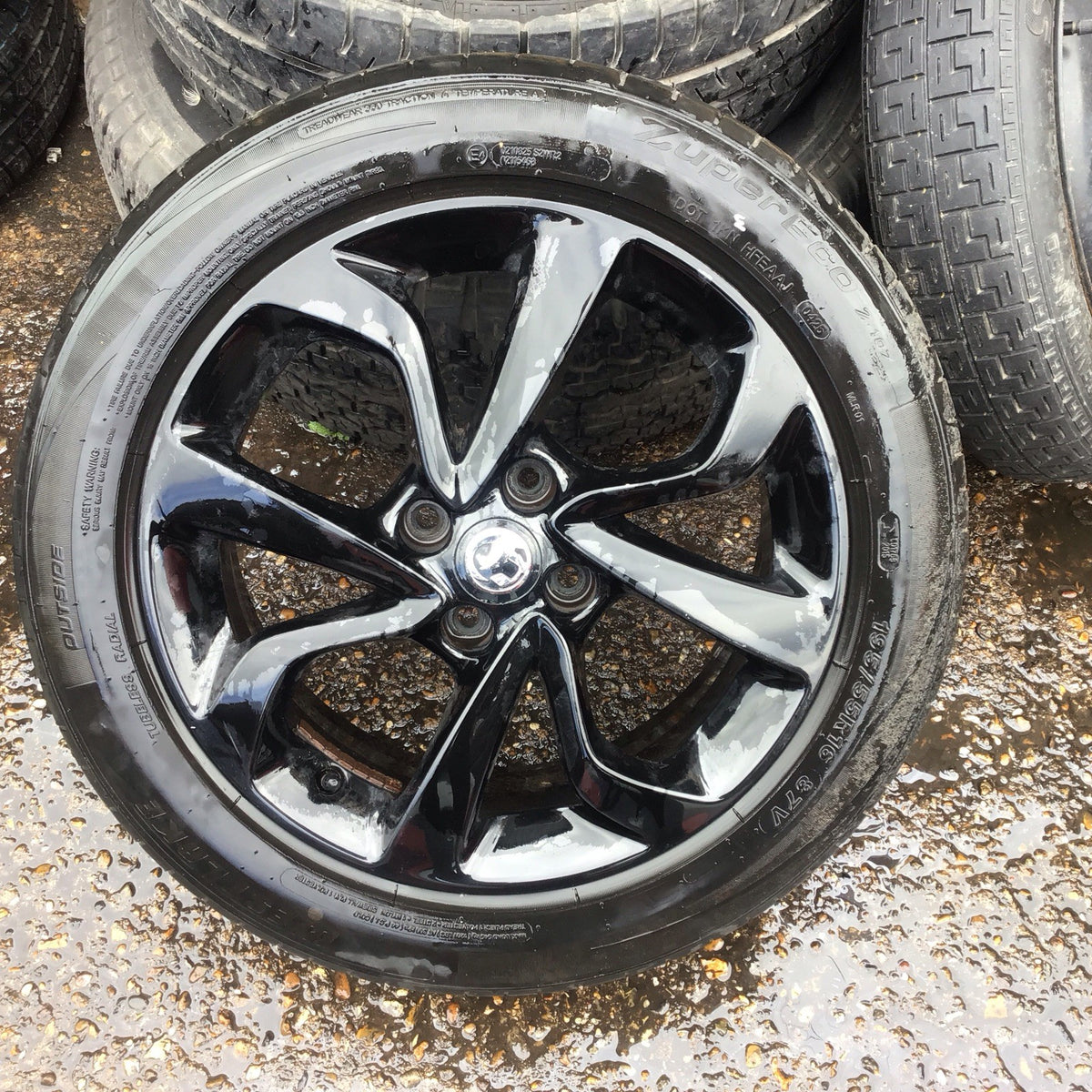 VAUXHALL CORSA D ALLOY WHEEL 16'' AND TYRE 195X55X16 2006 20141