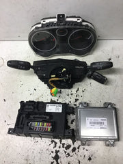VAUXHALL CORSA D 1.2 PRTROL ECU KIT 55597937 ABWK A12XER 2006 2014 2