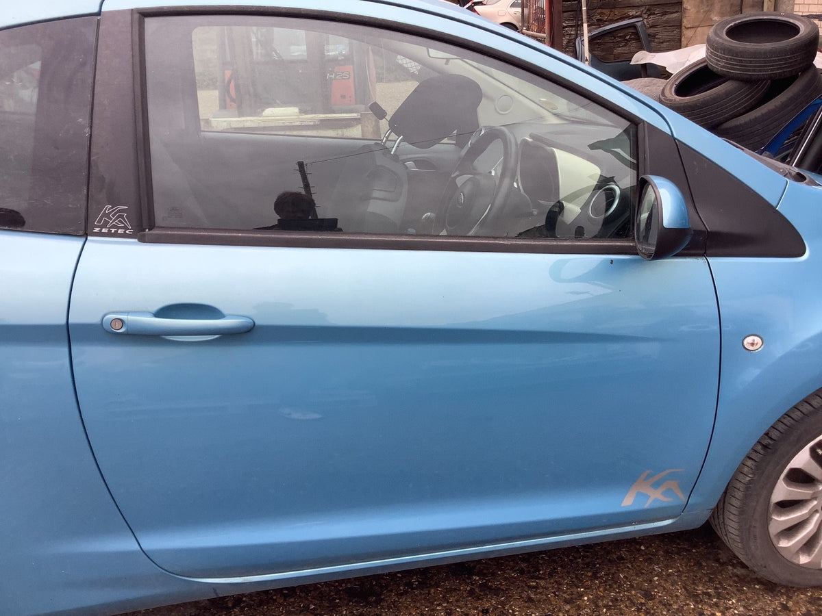 FORD KA DRIVER'S SIDE O/S DOOR IN SCUBA METALLIC 2009 20163