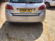 PEUGEOT 308  MK2 REAR BUMPER ARTENSE GREY PAINT CODE KCA  2013 20190