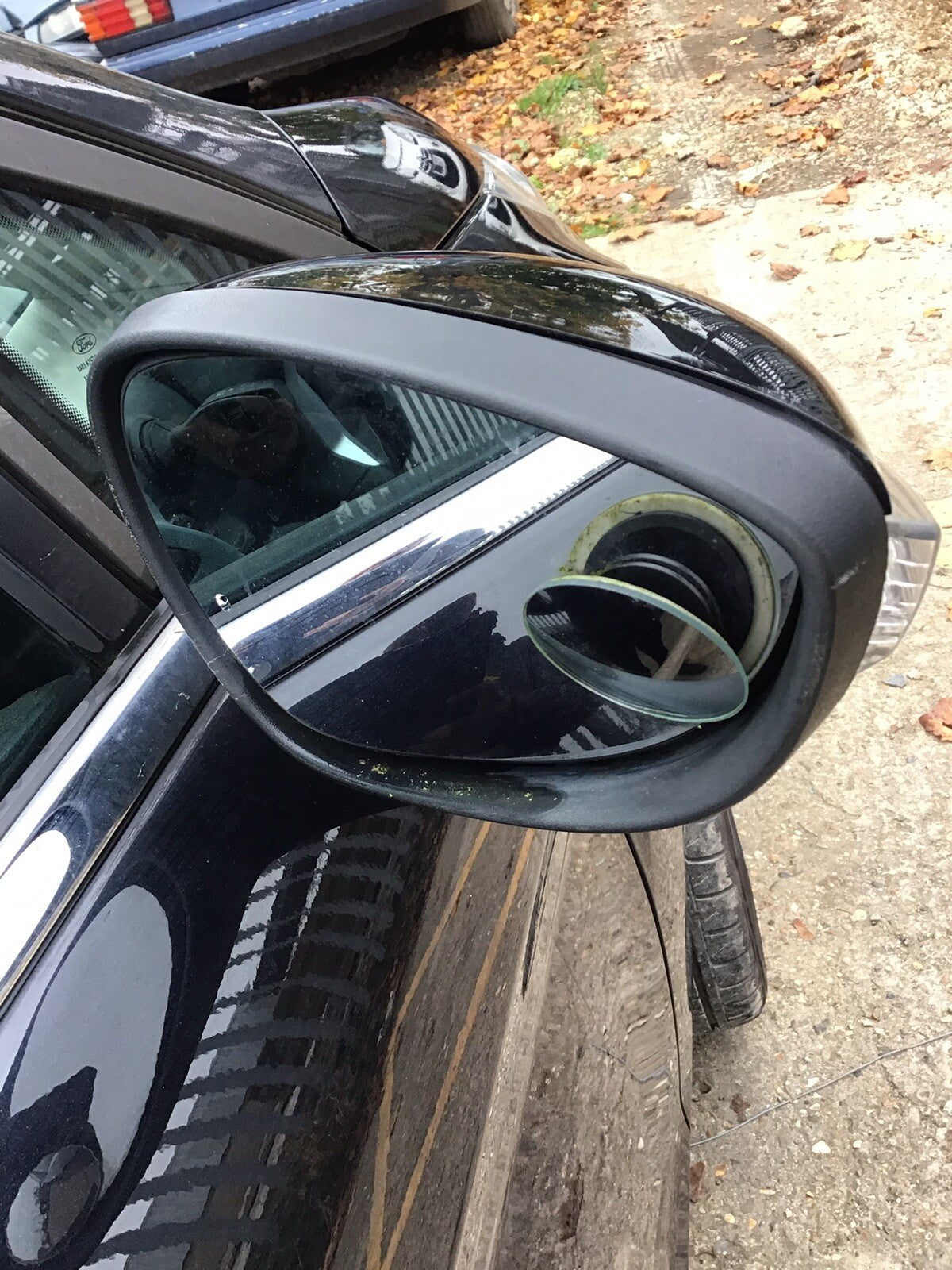 FORD FIESTA MK7 DRIVER'S SIDE O/S DOOR MIRROR BLACK 2009 20126
