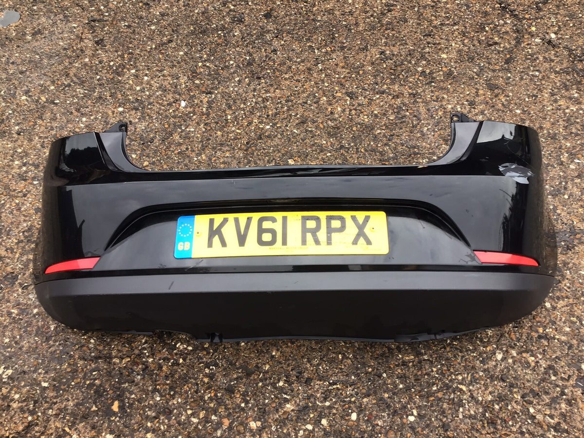 SEAT IBIZA FR REAR BUMPER 5 DOOR 6J4807421 BLACK LZ9Y 2011 20150