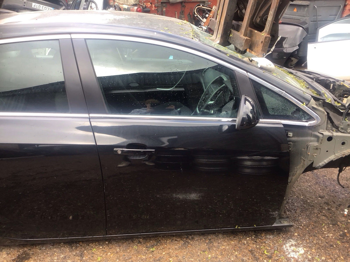 VAUXHALL ASTRA J DRIVER'S SIDE O/S FRONT DOOR  CARBON FLASH BLACK Z22C 2010 20150