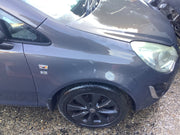 VAUXHALL CORSA D DRIVERS SIDE O/S WING PHAMTOM GREY Z190 2006 20141