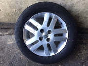 TOYOTA YARIS MK2 ALLOY WHEEL 15'' PZ406 B0675 ZC WITH TYRE 185X60X15 2006 20114