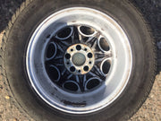 MERCEDES S CLASS W126 ALLOY WHEEL 15'' TYRE 8 HOLE 225X60X15 1980 19919