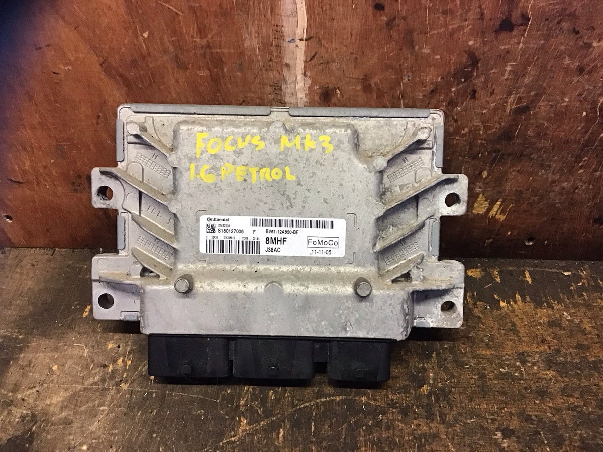 FORD FOCUS 1.6 PETROL ECU BV61 12A650 BF 2014 20180