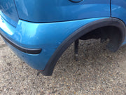 VAUXHALL CORSA C REAR BUMPER LIGHT BLUE METALLIC PAINT CODE Z20N 2001 20067