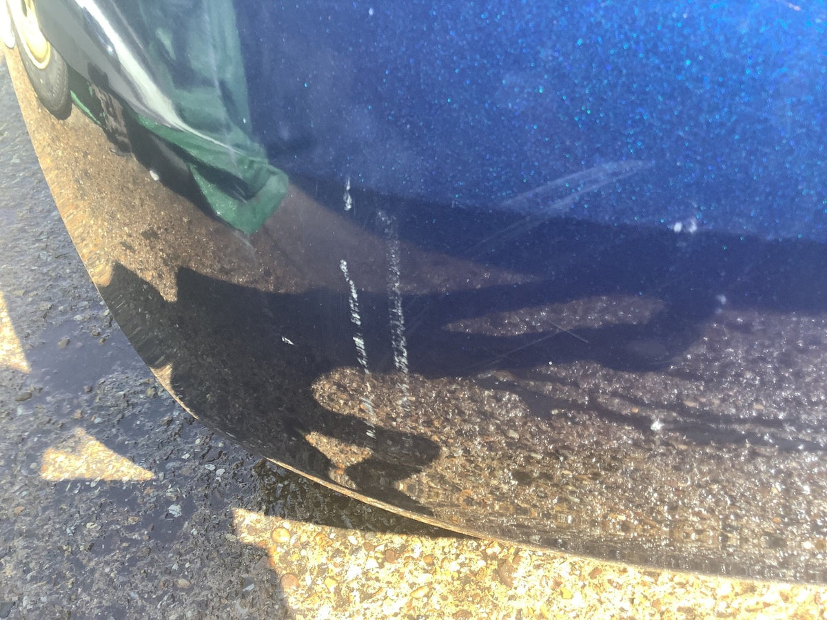 TOYOTA YARIS MK2 REAR BUMPER LEXUS DARK BLUE 8P4 3 DOOR 2006 20103