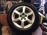 VOLKSWAGEN POLO 6R  ALLOY WHEEL 15" 6R0601025C  TYRE 195X55X15 2009 20172